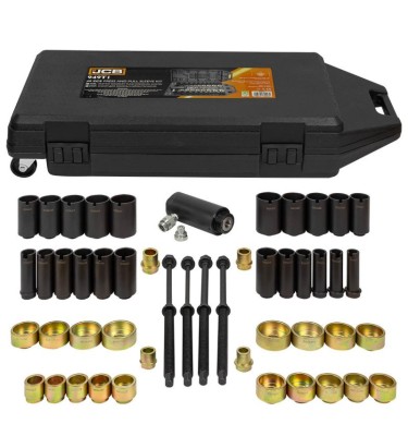 Zestaw ściągaczy tulei wahacza i łożysk 49el. w walizce