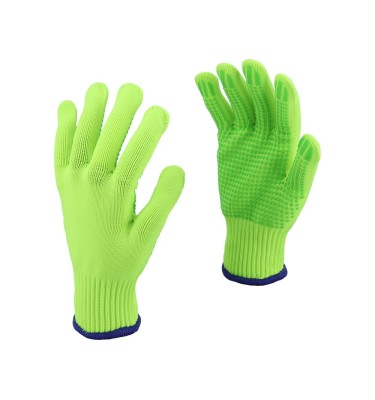 Rękawice bawełniano-poliestrowe, nakrapiane, fresh psd 74094 Vorel