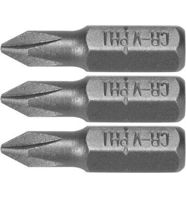 BITY 1/4"X25 MM PH1 3 SZT 65452 Sthor