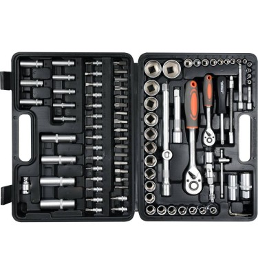 ZESTAW NARZĘDZIOWY 1/2 94cz. L grzechotka, bity nasadki Sthor