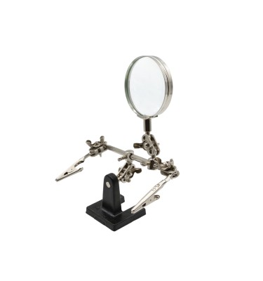 TRZECIA RĘKA ZESTAW DO LUTOWANIA 2x UCHWYT + LUPA
