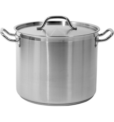 GARNEK WYSOKI Z POKRYWKĄ ZE STALI NIERDZEWNEJ 32x26CM 20,9L YG-00005 YATO