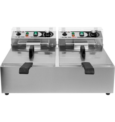 FRYTOWNICA PODWÓJNA 2x10L 2x3,3kW YG-04622 YATO