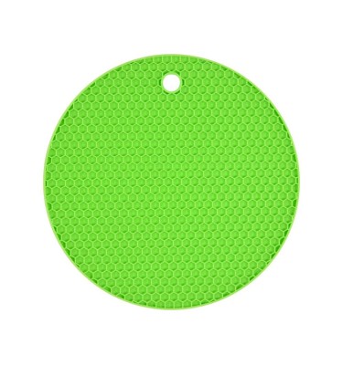 SILIKONOWA PODKŁADKA POD GARNEK ZIELONA 74794 Fala