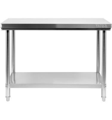 STÓŁ CENTRALNY SKŁADANY Z PÓŁKĄ 1000×600×H850 YG-09001 YATO