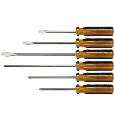 Wkrętaki z plastikową rękojeścią kpl. 6szt. 64050 Vorel