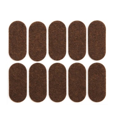 Podkładki filcowe 20x45 mm brązowe 74866 Vorel