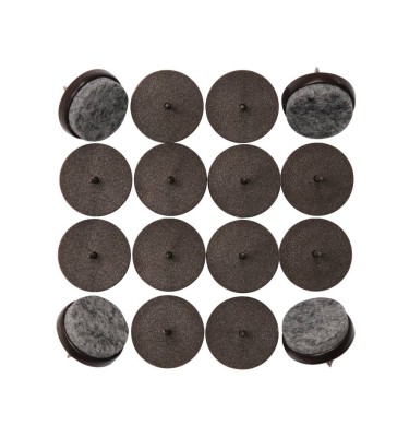 Podkładki plastikowo filcowe na gwóźdź 17mm 16szt. 74920 Vorel