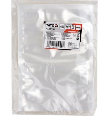 WORKI DO PAKOWAREK KOMOROWYCH 140x200MM 70UM PAPE, 100SZT Yato YG-09330
