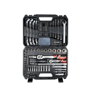 ZESTAW NARZĘDZI GRZECHOTKI NASADKI KLUCZE WALIZKA NARZĘDZIOWA 93el Yato