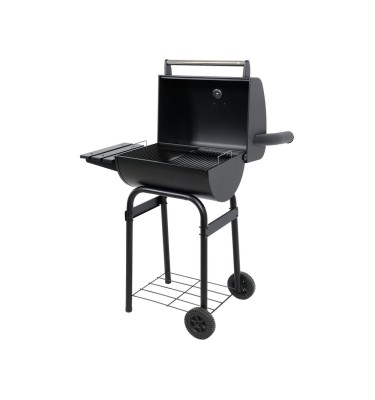 GRILL WĘGLOWY Z POKRYWĄ, RUSZT 47X34CM