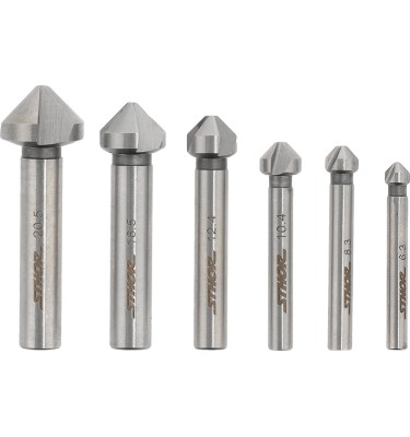 ZESTAW POGŁĘBIACZY DO METALU 6,3-20,5MM 6szt.