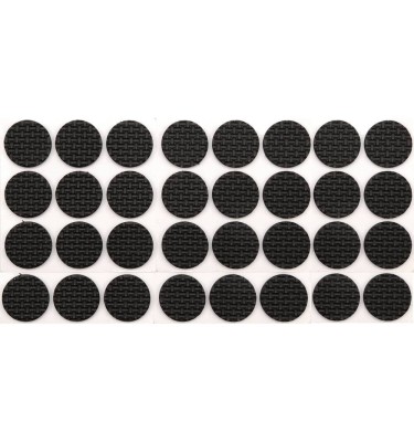 Podkładki z pianki 18mm czarne 32szt. 74885 Vorel