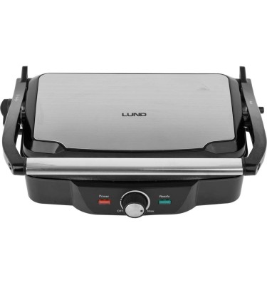 GRILL ELEKTRYCZNY 1600W, 28 X 17CM, REGULACJA TEMPERATURY Lund